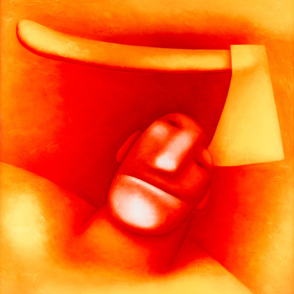 Oleg Tselkov, “Head with an Axe”
